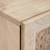 Table de chevet Blanc 80 x 50 x 40 cm Bois d'ingénierie 621019621019