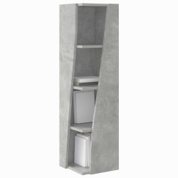 Meuble d'angle Gris béton 27,5x27x102cm Bois d'ingénierie 621022621022