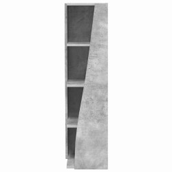 Meuble d'angle Gris béton 27,5x27x102cm Bois d'ingénierie 621022621022