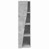 Meuble d'angle Gris béton 27,5x27x102cm Bois d'ingénierie 621022621022