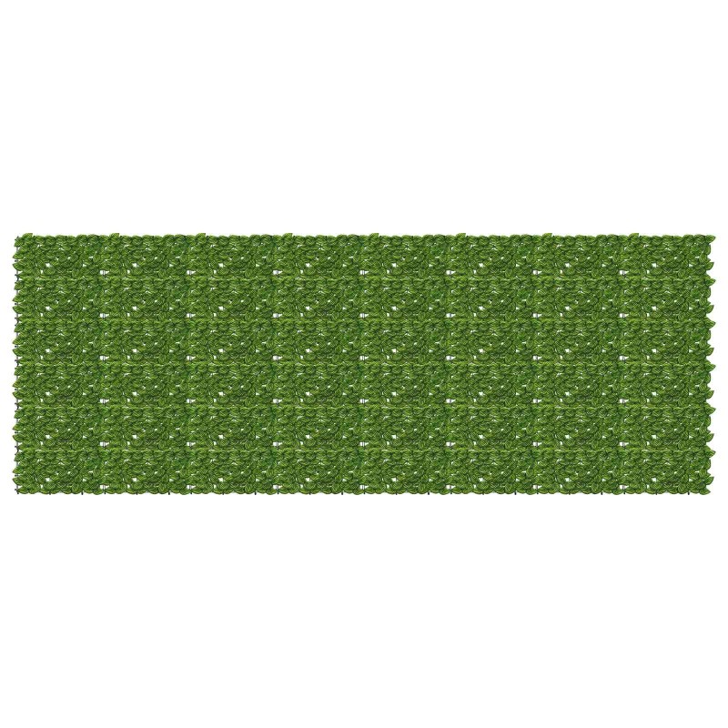 Écran de balcon avec feuilles Vert et jaune 400 x 150 cm 621023621023
