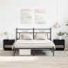 Table de nuit avec tiroir 2 pcs Chêne noir 45 x 34 x 44 cm 621024621024