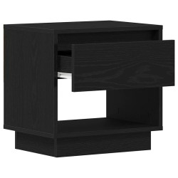 Table de nuit avec tiroir 2 pcs Chêne noir 45 x 34 x 44 cm 621024621024