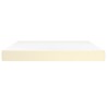Matelas de lit à ressorts ensachés fermeté moyenne Crème 180x200x20 cm 621025621025