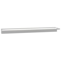 Lame de cascade de piscine avec LED acier inoxydable 110 cm 621029621029