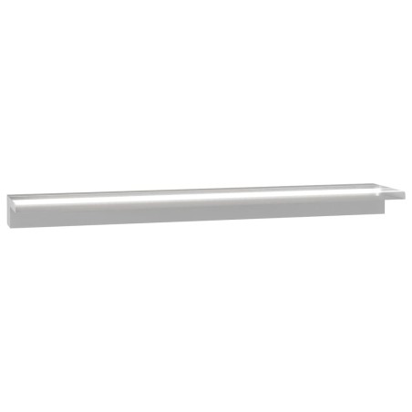 Lame de cascade de piscine avec LED acier inoxydable 110 cm 621029621029