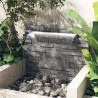 Lame de cascade de piscine avec LED acier inoxydable 110 cm 621029621029