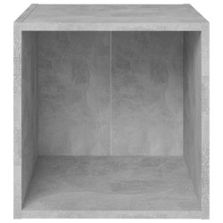 Meubles TV 2 pcs gris béton 37x35x37 cm bois d’ingénierie 621030621030
