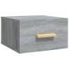 Table de chevet murale sonoma gris 35x35x20 cm 621036621036