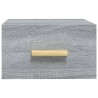 Table de chevet murale sonoma gris 35x35x20 cm 621036621036