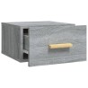 Table de chevet murale sonoma gris 35x35x20 cm 621036621036