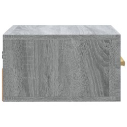 Table de chevet murale sonoma gris 35x35x20 cm 621036621036