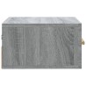 Table de chevet murale sonoma gris 35x35x20 cm 621036621036