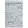 Papier peint en pierre 3D Gris clair 10 x 0,53 m 621038621038