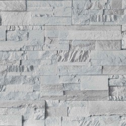 Papier peint en pierre 3D Gris clair 10 x 0,53 m 621038621038