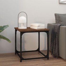 Table d'appoint Chêne marron 40x40x40 cm Bois d'ingénierie 621046621046