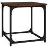 Table d'appoint Chêne marron 40x40x40 cm Bois d'ingénierie 621046621046