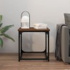 Table d'appoint Chêne marron 40x40x40 cm Bois d'ingénierie 621046621046