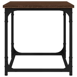 Table d'appoint Chêne marron 40x40x40 cm Bois d'ingénierie 621046621046