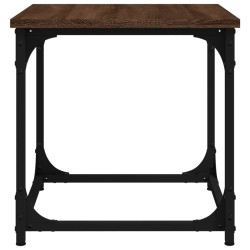 Table d'appoint Chêne marron 40x40x40 cm Bois d'ingénierie 621046621046