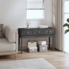 Table console Gris 114x40x75 cm Bois massif de pin 621047621047