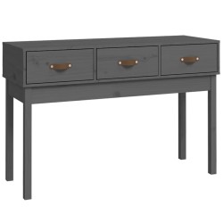 Table console Gris 114x40x75 cm Bois massif de pin 621047621047
