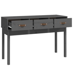 Table console Gris 114x40x75 cm Bois massif de pin 621047621047