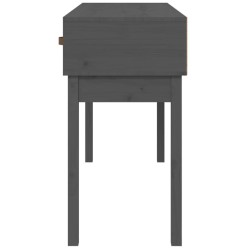 Table console Gris 114x40x75 cm Bois massif de pin 621047621047