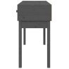 Table console Gris 114x40x75 cm Bois massif de pin 621047621047