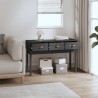 Table console Gris 114x40x75 cm Bois massif de pin 621047621047