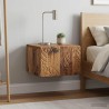 Table d'appoint murale 2 pcs Bois ancien 34,5 x 33 x 20 cm 621049621049