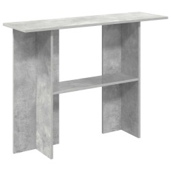 Table console Gris béton 100 x 30 x 75 cm Bois d'ingénierie 621052621052