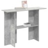 Table console Gris béton 100 x 30 x 75 cm Bois d'ingénierie 621052621052