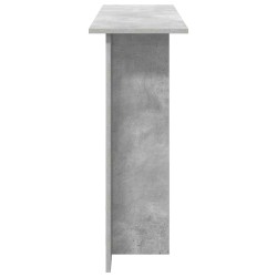 Table console Gris béton 100 x 30 x 75 cm Bois d'ingénierie 621052621052