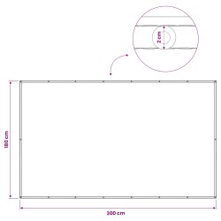 Écran de confidentialité pour balcon 180 x 300 cm 621057621057