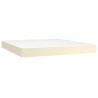 Matelas à Ressorts Ensachés Moyen 160 x 200 cm 20 cm Crème 621058621058