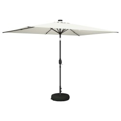 Parasol de jardin avec lumières LED et base 200 x 300 cm 621061621061