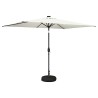 Parasol de jardin avec lumières LED et base 200 x 300 cm 621061621061