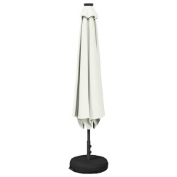 Parasol de jardin avec lumières LED et base 200 x 300 cm 621061621061