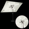 Parasol de jardin avec lumières LED et base 200 x 300 cm 621061621061