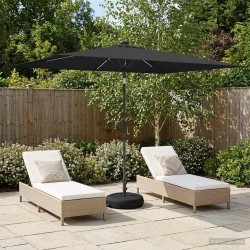 Parasol de jardin avec lumières LED et base 200 x 300 cm 621062621062