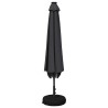 Parasol de jardin avec lumières LED et base 200 x 300 cm 621062621062