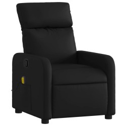 Fauteuil inclinable massant en similicuir noir 621063621063