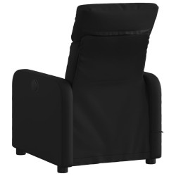 Fauteuil inclinable massant en similicuir noir 621063621063