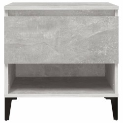 Table d'appoint Gris béton 50x46x50 cm Bois d'ingénierie 621069621069