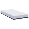 Matelas Blanc et Bleu 90 x 190 cm Tissu jacquard 621070621070