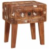 Table d'appoint Marron 40 x 32 x 46 cm Bois Recyclé Solide 621077621077