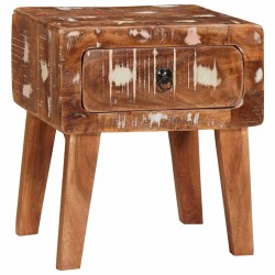 Table d'appoint Marron 40 x 32 x 46 cm Bois Recyclé Solide 621077621077