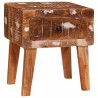 Table d'appoint Marron 40 x 32 x 46 cm Bois Recyclé Solide 621077621077