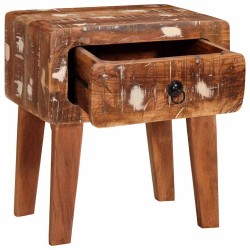 Table d'appoint Marron 40 x 32 x 46 cm Bois Recyclé Solide 621077621077